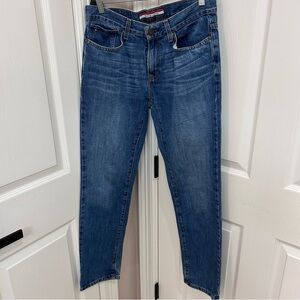 TOMMY HILFIGER 30 x 30 Classic Straight Jeans Men Logo Leather Tag EUC Y2K